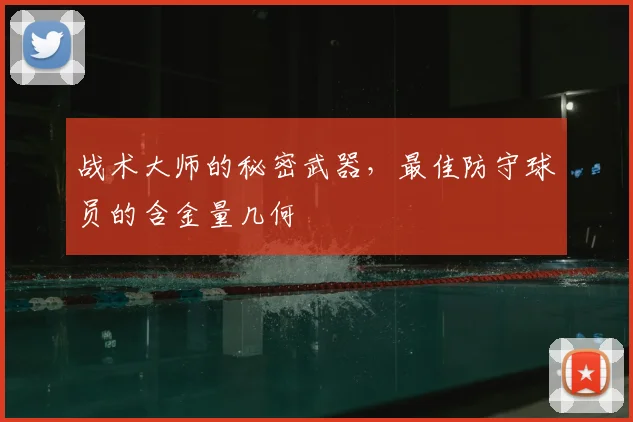 战术大师的秘密武器,最佳防守球员的含金量几何